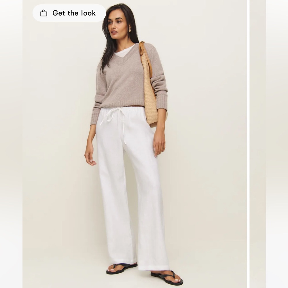 Reformation Olina Linen Pant